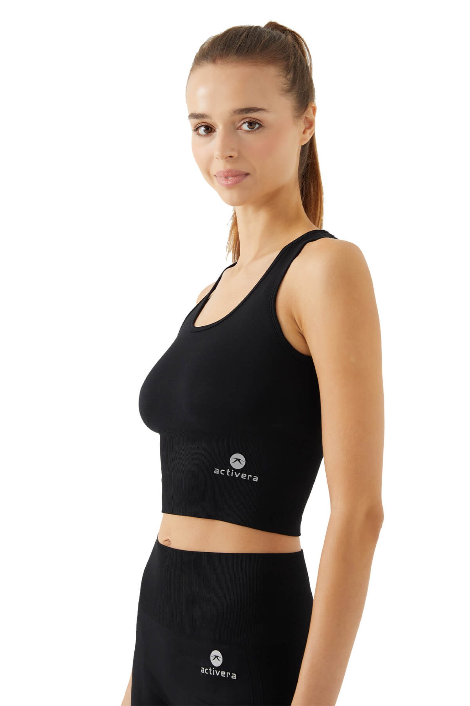Crop Top Bra Göğüs Destekli Kadın Spor Sütyen Activera